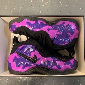 Foamposite Pro Purple Camo Sz 10 Like New